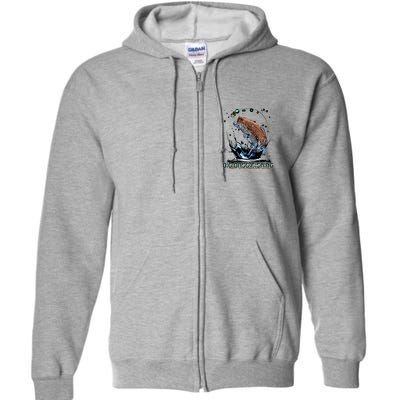 Big Bass Fishing Full Zip Hoodie