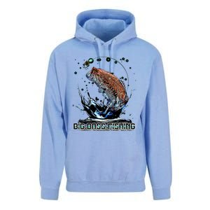 Big Bass Fishing Unisex Surf Hoodie