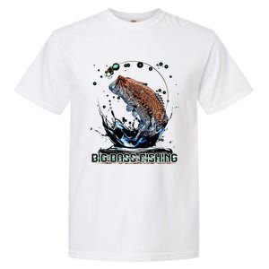 Big Bass Fishing Garment-Dyed Heavyweight T-Shirt