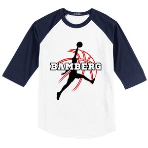 Bamberg Basketball Fan Support Germany Franconia Baseball Sleeve Shirt