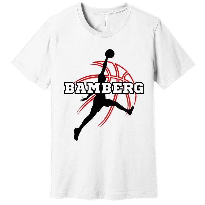 Bamberg Basketball Fan Support Germany Franconia Premium T-Shirt