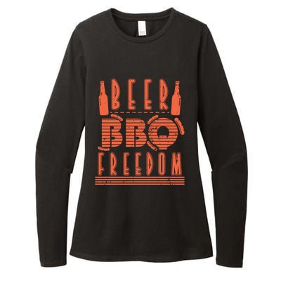 Beer Bbq Freedom Gift Womens CVC Long Sleeve Shirt