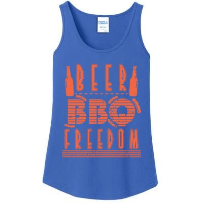 Beer Bbq Freedom Gift Ladies Essential Tank