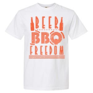 Beer Bbq Freedom Gift Garment-Dyed Heavyweight T-Shirt