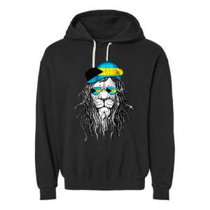 Bahamas Bahamer Flag Lion Bahamas Garment-Dyed Fleece Hoodie