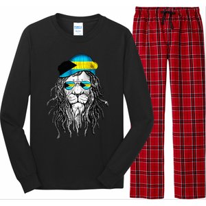 Bahamas Bahamer Flag Lion Bahamas Long Sleeve Pajama Set