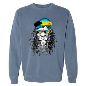 Bahamas Bahamer Flag Lion Bahamas Garment-Dyed Sweatshirt