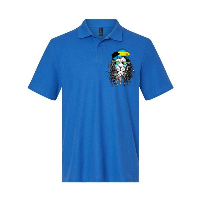 Bahamas Bahamer Flag Lion Bahamas Softstyle Adult Sport Polo