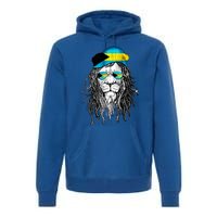 Bahamas Bahamer Flag Lion Bahamas Premium Hoodie