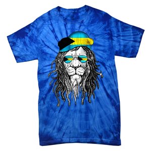 Bahamas Bahamer Flag Lion Bahamas Tie-Dye T-Shirt