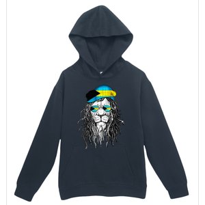 Bahamas Bahamer Flag Lion Bahamas Urban Pullover Hoodie