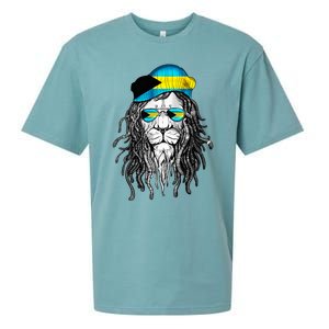 Bahamas Bahamer Flag Lion Bahamas Sueded Cloud Jersey T-Shirt