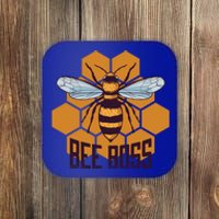 Bee Boss For Beekeepers Who Grow Bees Gift Coaster