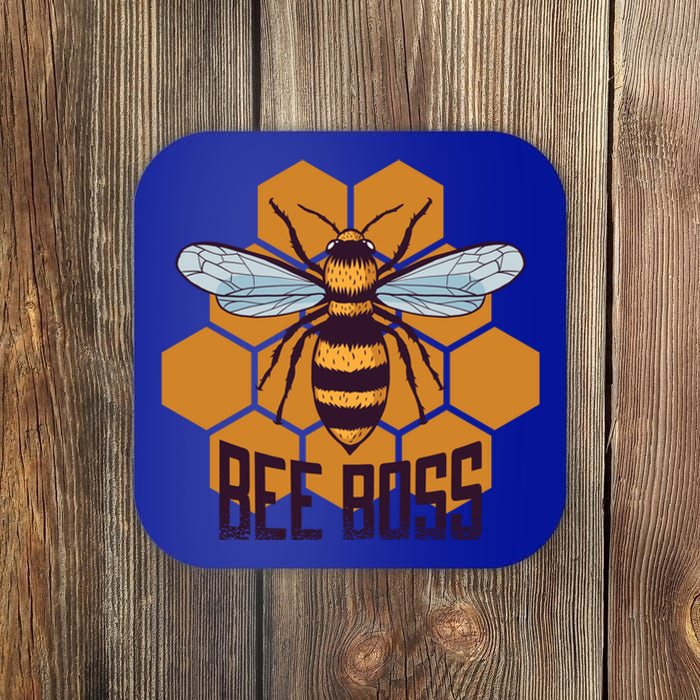 Bee Boss For Beekeepers Who Grow Bees Gift Coaster