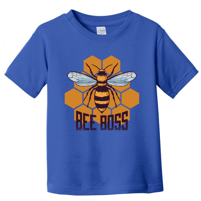 Bee Boss For Beekeepers Who Grow Bees Gift Toddler T-Shirt