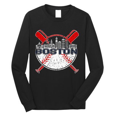 Boston Baseball For And Women Long Sleeve Shirt