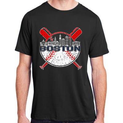 Boston Baseball For And Women Adult ChromaSoft Performance T-Shirt