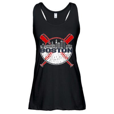 Boston Baseball For And Women Ladies Essential Flowy Tank