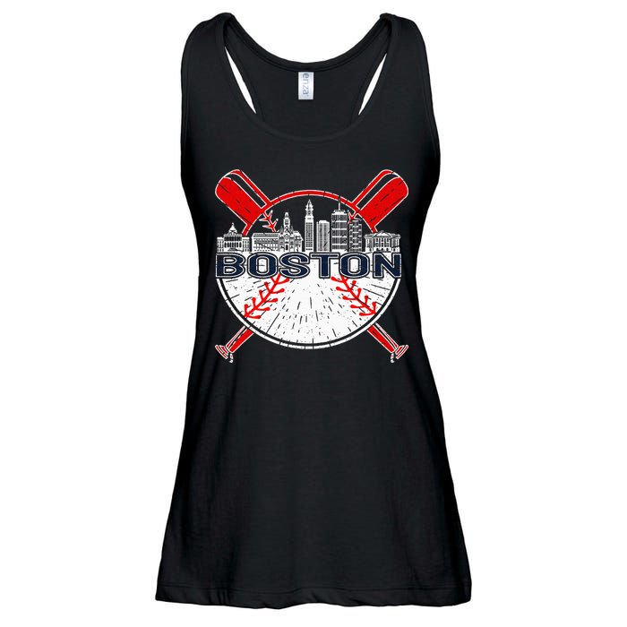 Boston Baseball For And Women Ladies Essential Flowy Tank