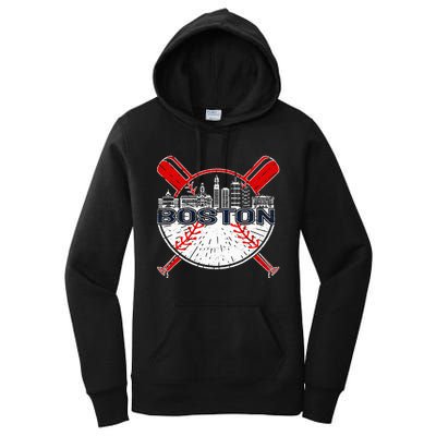 Boston Baseball For And Women Women's Pullover Hoodie