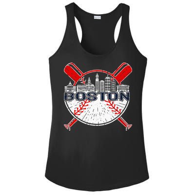 Boston Baseball For And Women Ladies PosiCharge Competitor Racerback Tank