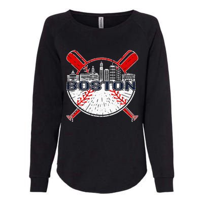 Boston Baseball For And Women Womens California Wash Sweatshirt