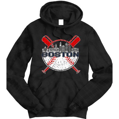 Boston Baseball For And Women Tie Dye Hoodie