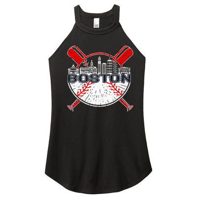 Boston Baseball For And Women Women’s Perfect Tri Rocker Tank