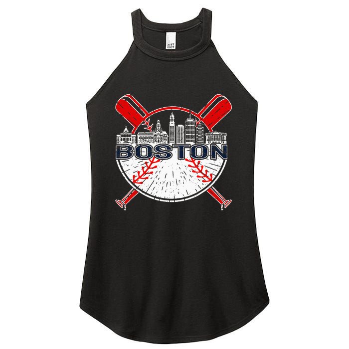 Boston Baseball For And Women Women's Perfect Tri Rocker Tank