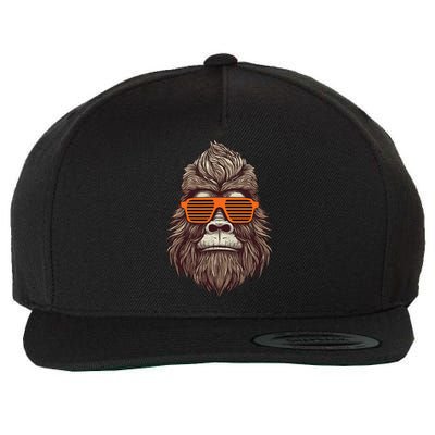 Bigfoot Birthday For Cool Striped Animal Theme Party Wool Snapback Cap