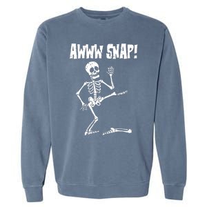 Broken Bone Foot Skeleton Surgery Garment-Dyed Sweatshirt