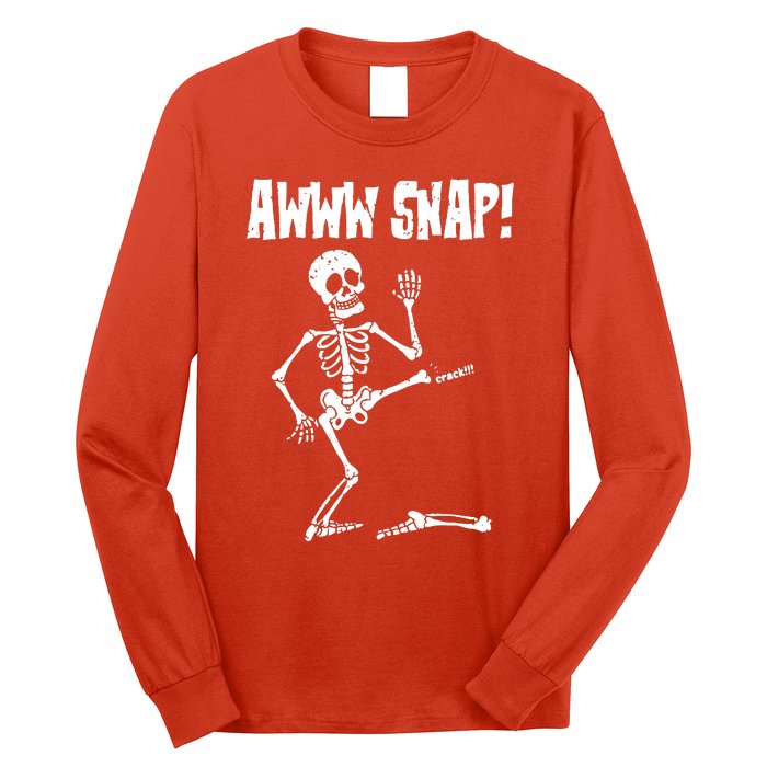 Broken Bone Foot Skeleton Surgery Long Sleeve Shirt