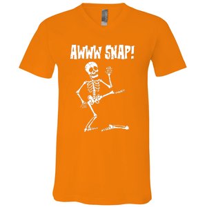 Broken Bone Foot Skeleton Surgery V-Neck T-Shirt