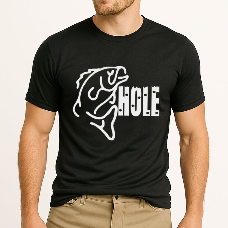 Basshole Bass Fishing Cooling Performance Crew T-Shirt