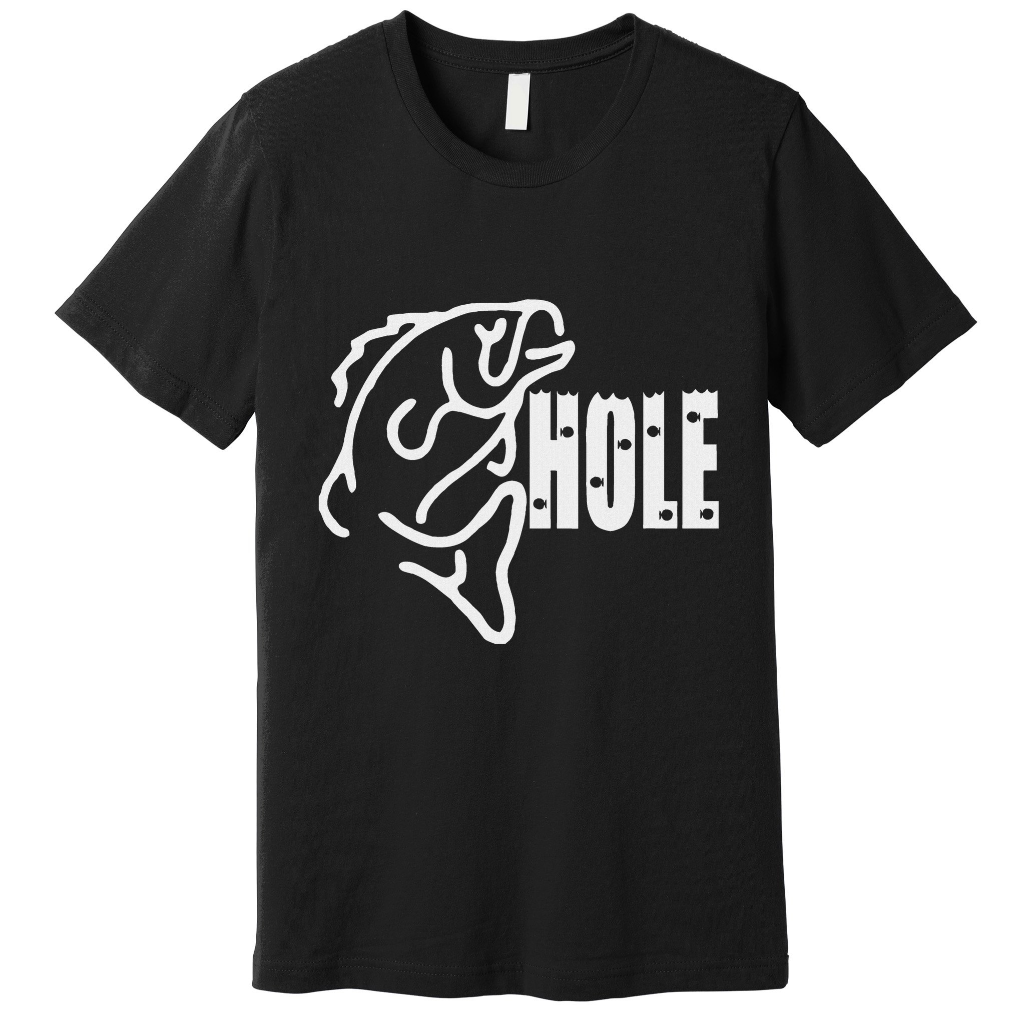 Basshole Bass Fishing Premium T-Shirt