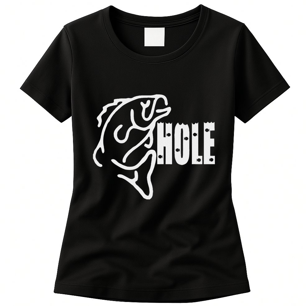 Basshole Bass Fishing Womens T-Shirt