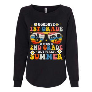 Bye Bye First 1st Grade Hello Summer Last Day Of School Womens California Wash Sweatshirt