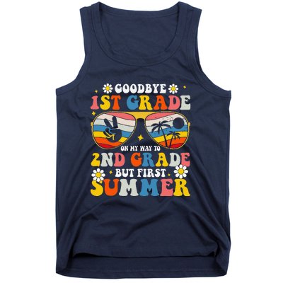 Bye Bye First 1st Grade Hello Summer Last Day Of School Tank Top