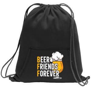 BFF Beer Friends Forever Happy Oktoberfest Sweatshirt Cinch Pack Bag