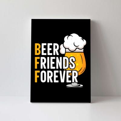 BFF Beer Friends Forever Happy Oktoberfest Canvas