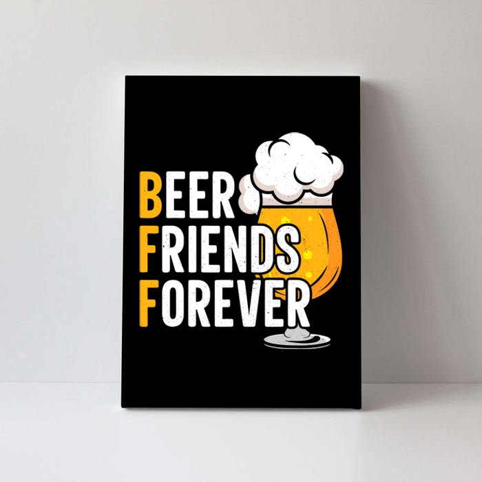 BFF Beer Friends Forever Happy Oktoberfest Canvas