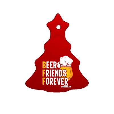 BFF Beer Friends Forever Happy Oktoberfest Ceramic Tree Ornament