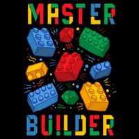 Brick Builder Funny Blocks Building Master Builder T-Shirt
