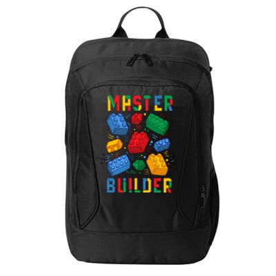 Brick Builder Funny Blocks Building Master Builder City Backpack