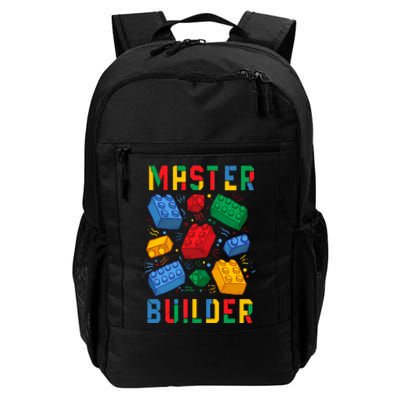 Brick Builder Funny Blocks Building Master Builder Daily Commute Backpack