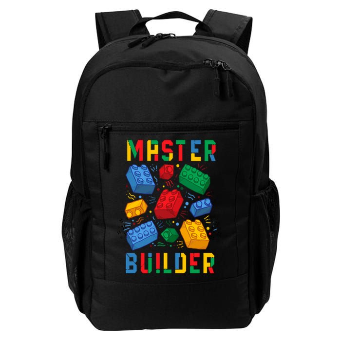 Brick Builder Funny Blocks Building Master Builder Daily Commute Backpack