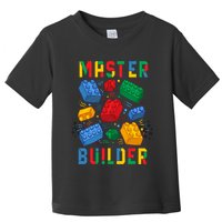 Brick Builder Funny Blocks Building Master Builder Toddler T-Shirt