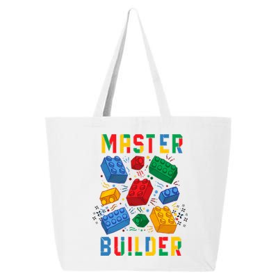 Brick Builder Funny Blocks Building Master Builder 25L Jumbo Tote