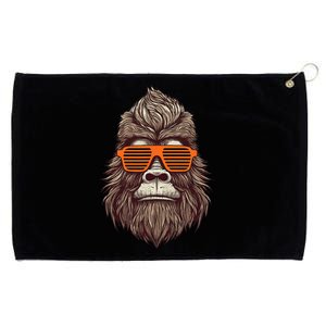 Bigfoot Birthday for Cool Striped Animal Theme Party Grommeted Golf Towel