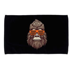 Bigfoot Birthday for Cool Striped Animal Theme Party Microfiber Hand Towel